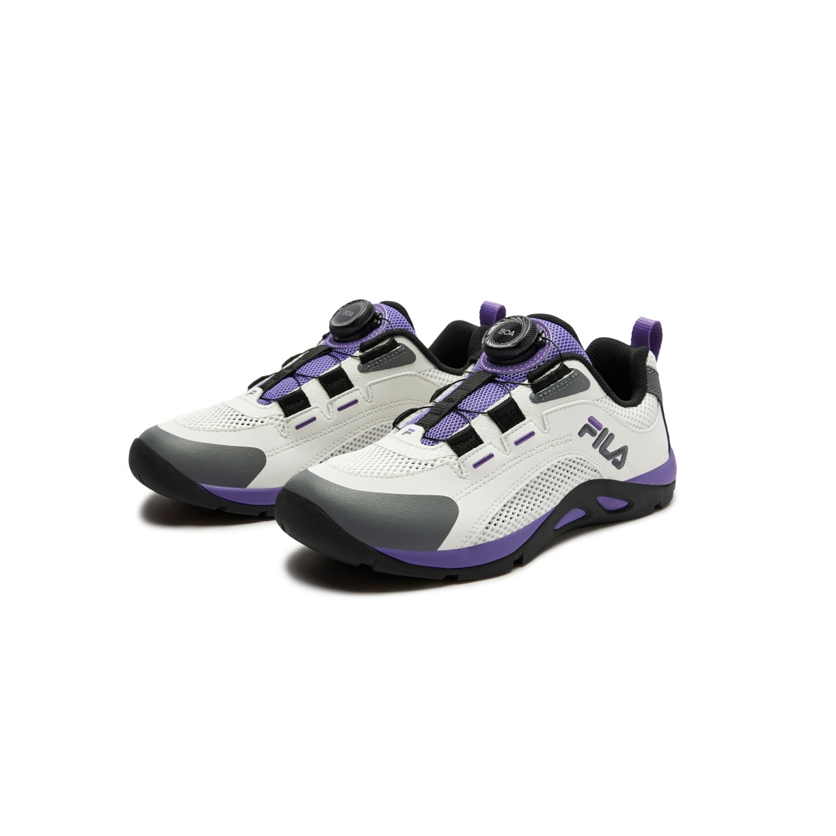 Детские уличные кроссовки FILA KIDS, белый/серый — фото 4