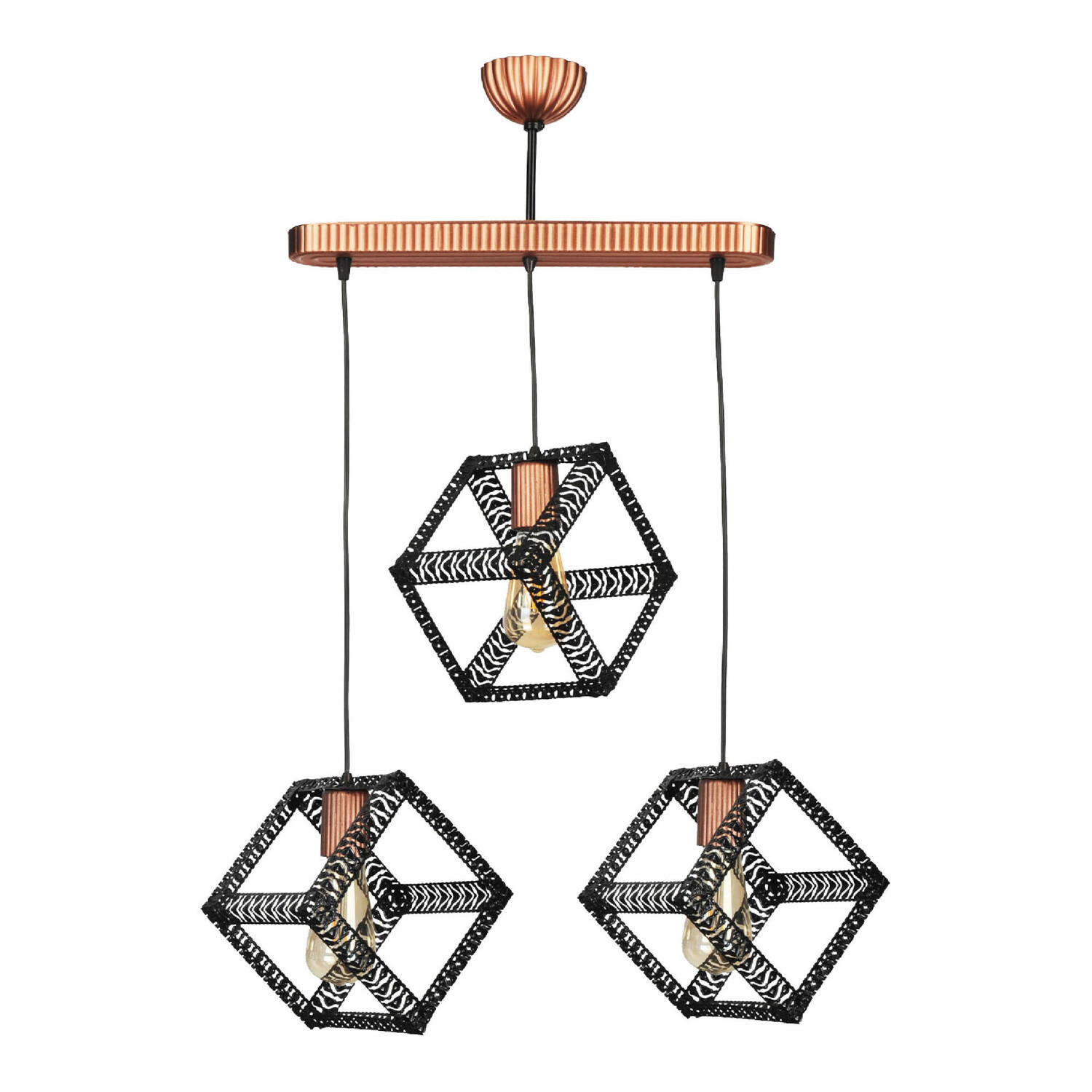 

Подвесной светильник lux.pro, 16x58x90 см, медный