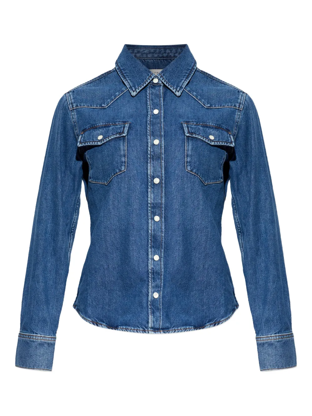 

Рубашка с нагрудным карманом Frame, синий