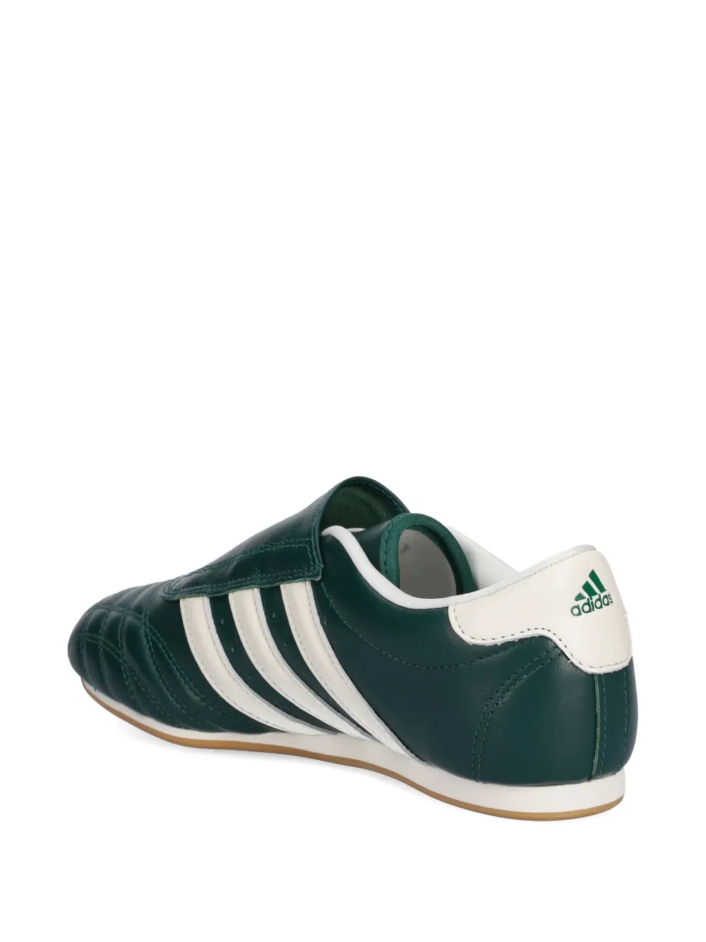 Слипоны Taekwondo с полосками Adidas, зеленый — фото 3