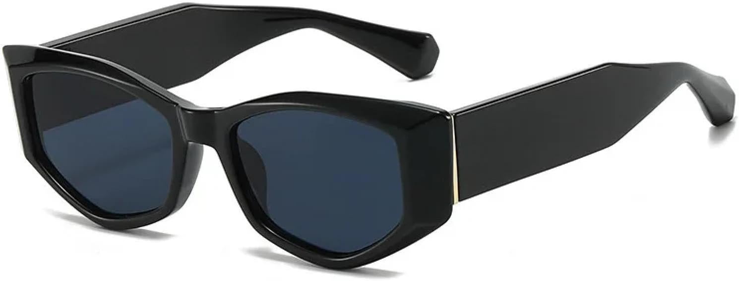 

Женские модные солнцезащитные очки конфетных цветов, мужские трендовые панк-очки, женские очки с защитой от УФ-излучения UV400 для спорта на открытом воздухе TVTBBVV, Black-black