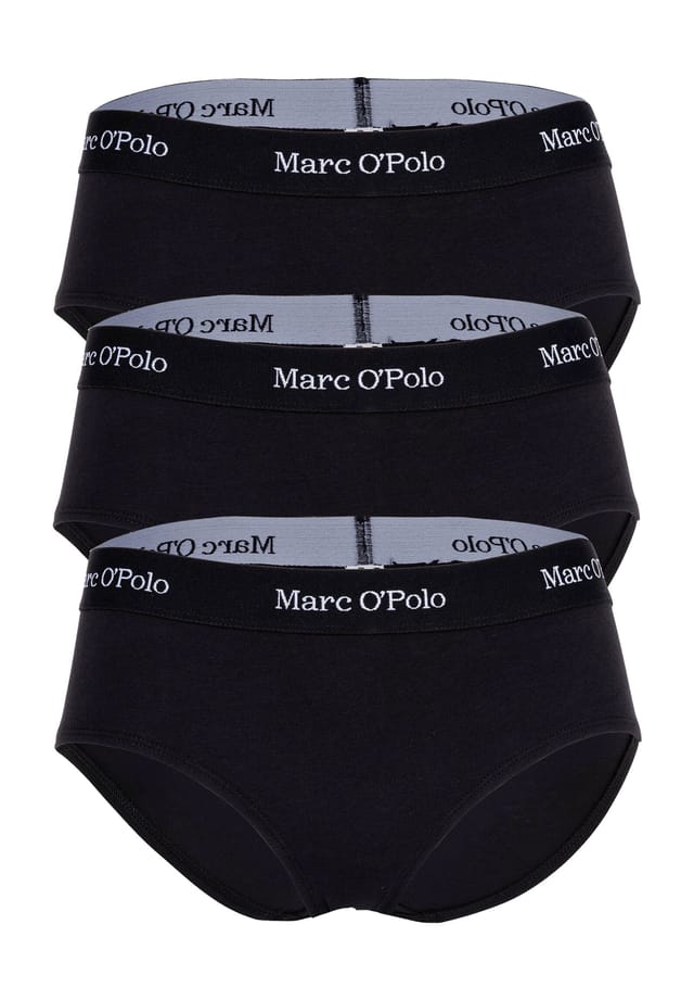

Трусы Essentials комплект из 3 пар пояс с логотипом Marc O'Polo, черный