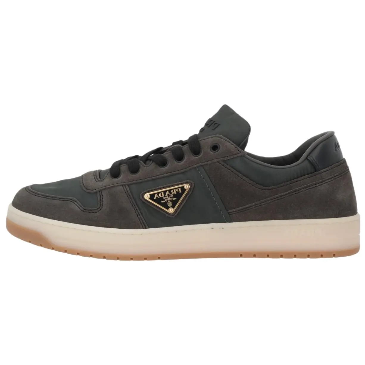 

PRADA Кроссовки Downtown Low-Top для скейтбординга, мужские, темно-зеленые