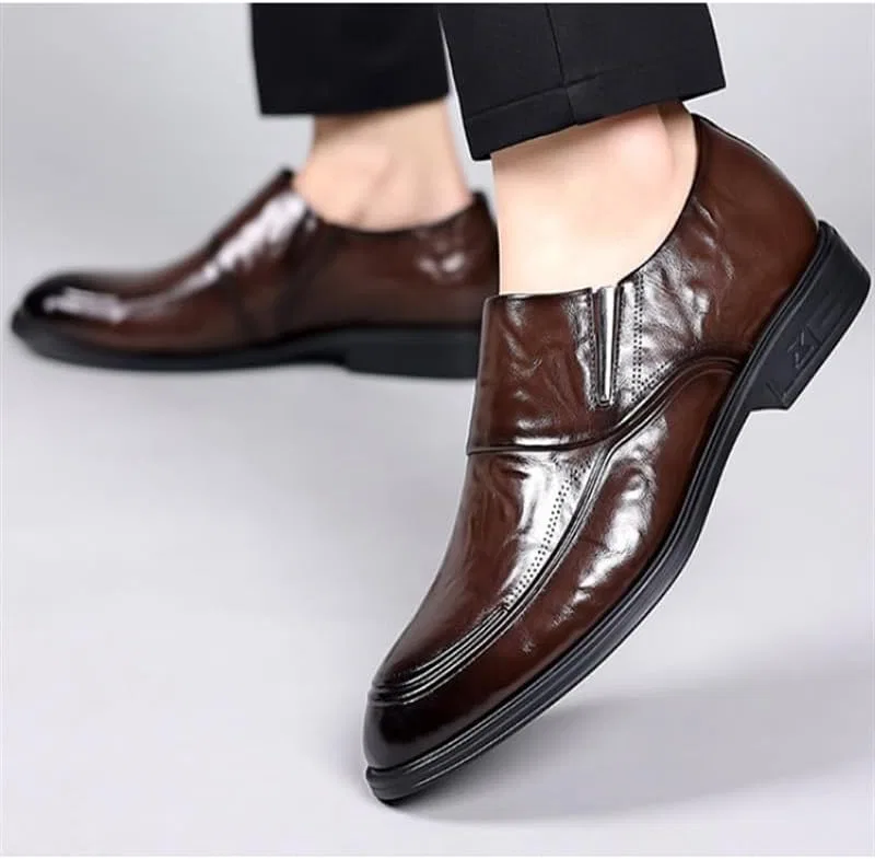 Лоферы кожаные Loafers белые ZYQHMY — фото 2