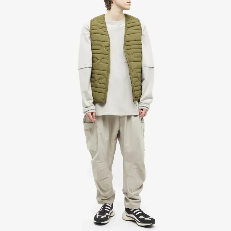 Y-3 Армейская зеленая безрукавка унисекс, Army Green — фото 4
