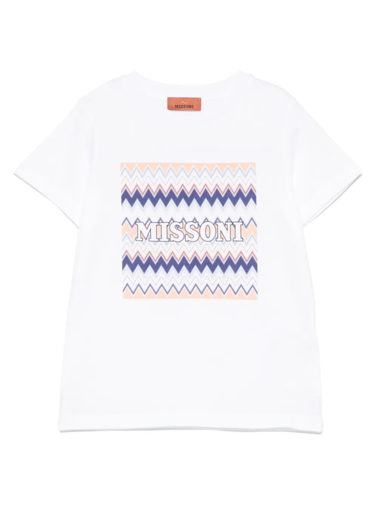

Missoni Kids футболка с логотипом, белый