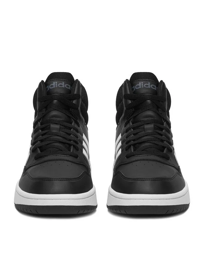 Adidas Кроссовки HOOPS 3.0 MID GW3020 черные — фото 3