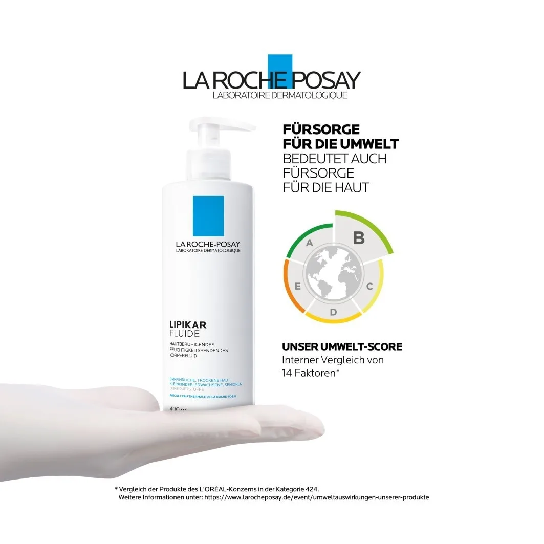 Лосьон для тела Lipikar Fluide La Roche Posay, 400 мл — фото 4
