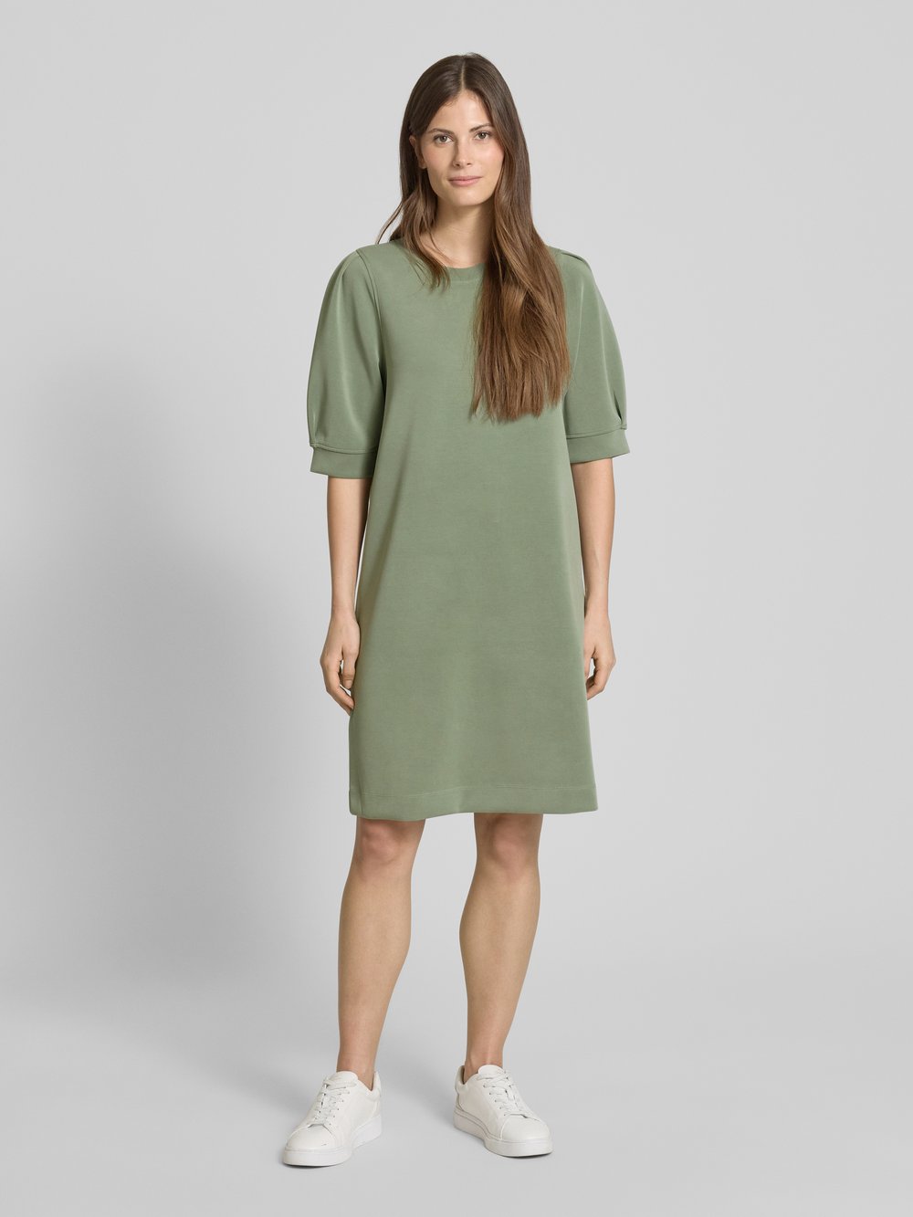 

Мини-платье прямого кроя из модальной смеси s.Oliver RED LABEL, хаки