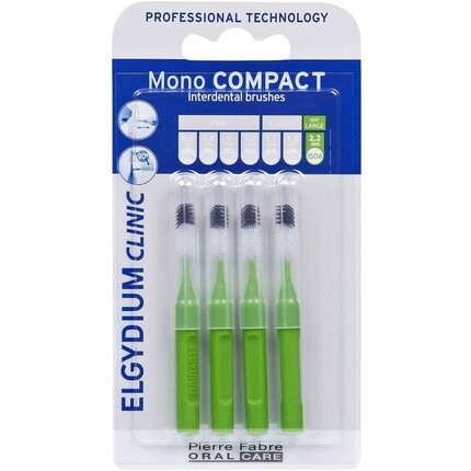 

Компактные зеленые кисти Clinic Mono Compact, Elgydium