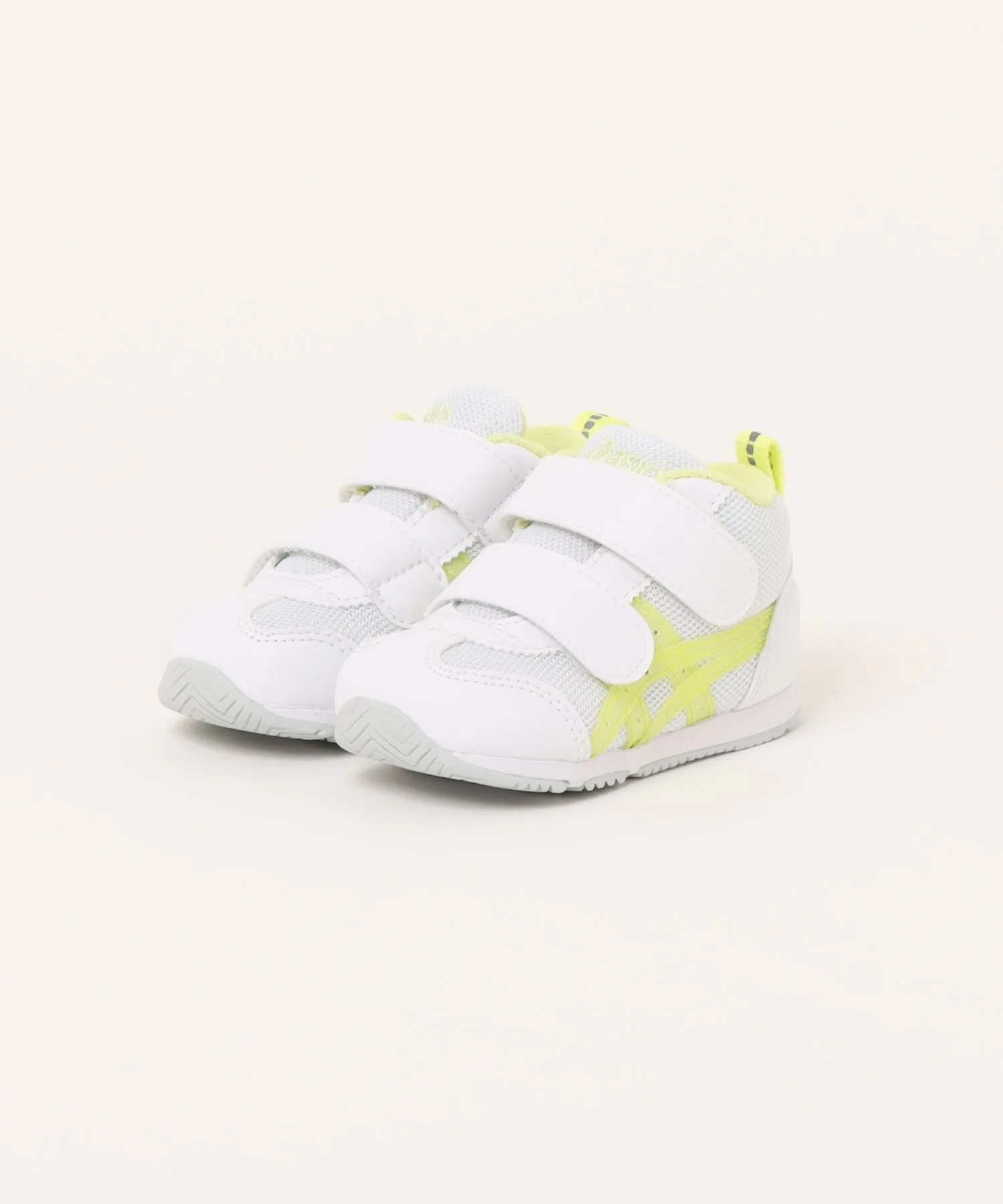 Детские кроссовки с антибактериальной стелькой Idaho Baby Mid T ASICS бело-желтые