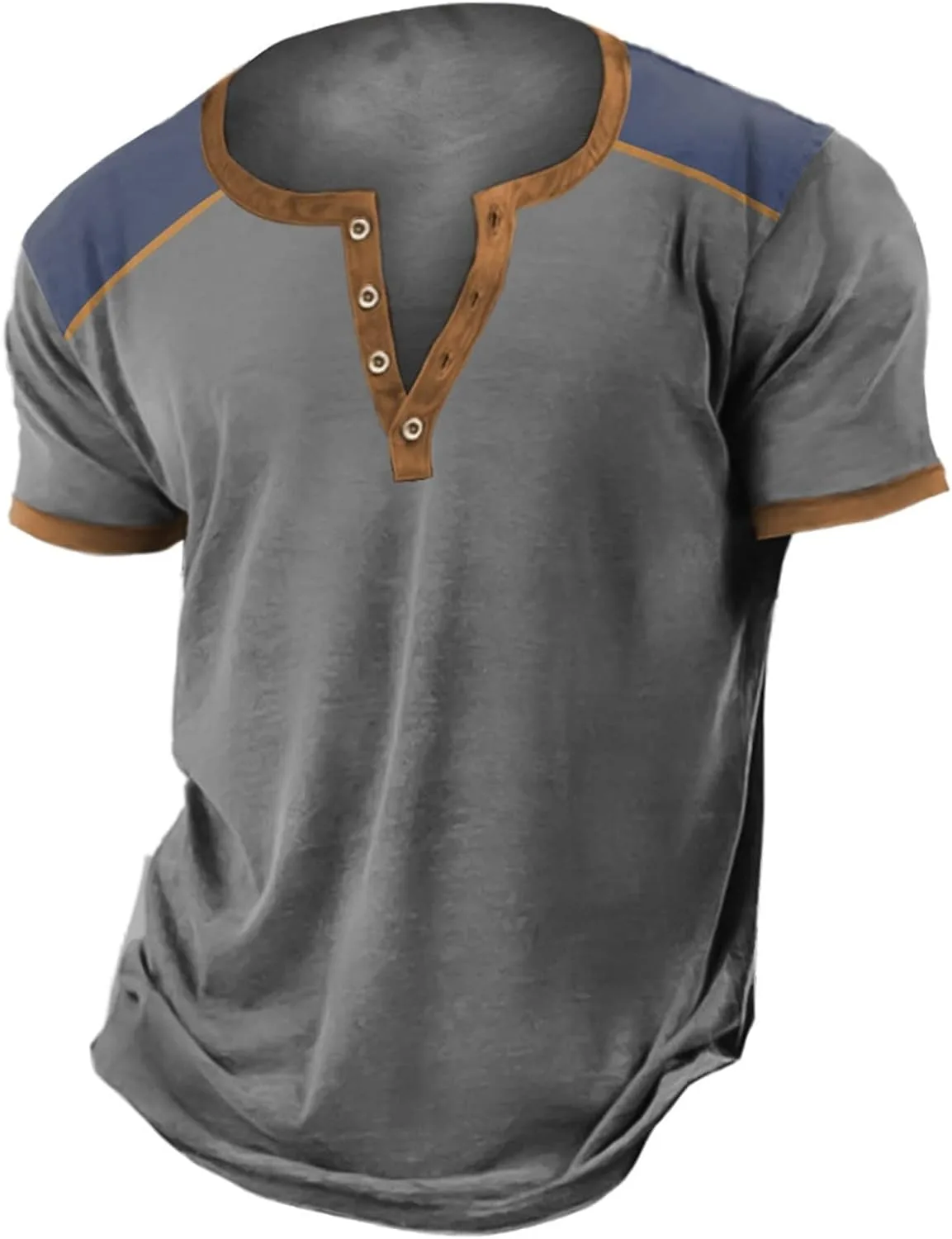 

Мужская футболка-поло с коротким рукавом и V-образным вырезом