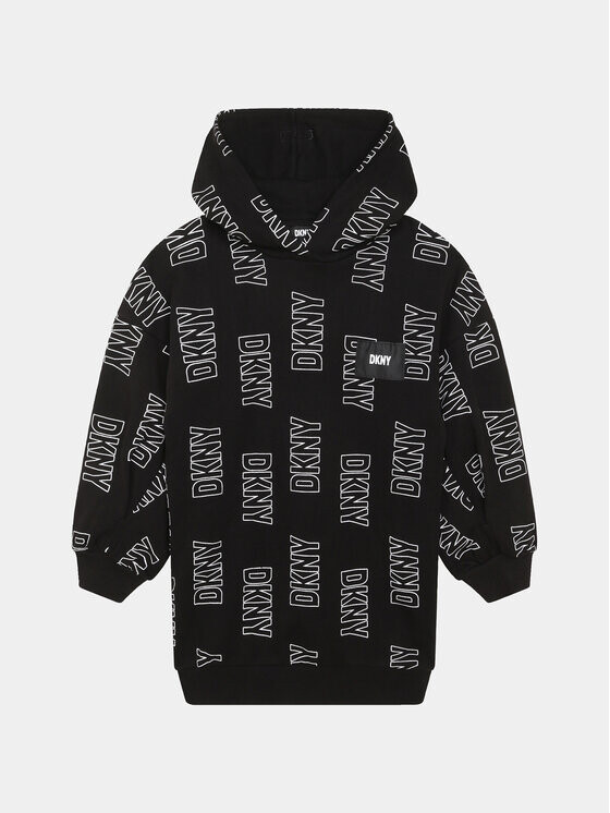 

Трикотажное платье обычного кроя Dkny, черный