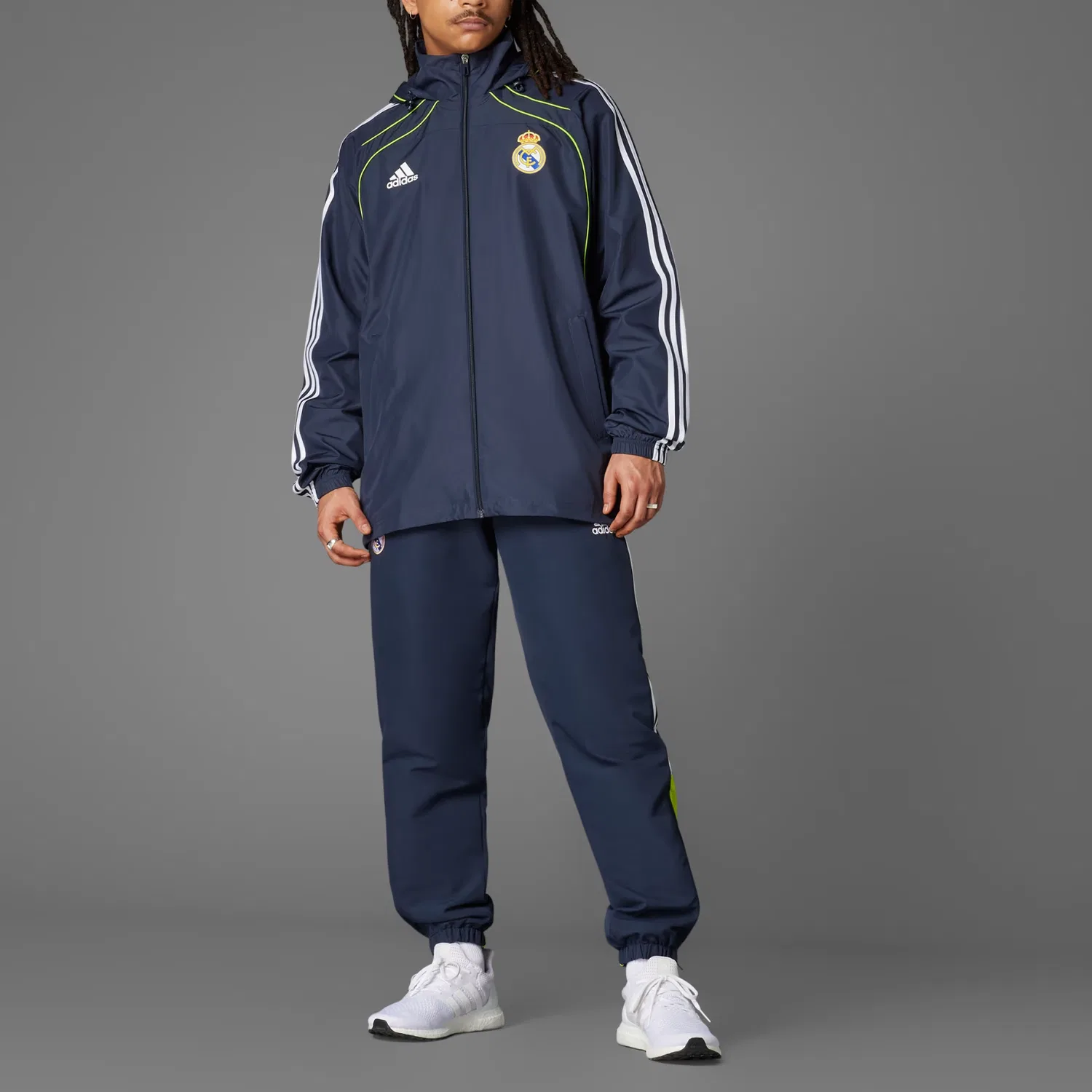 Куртка Real Madrid мужская Sea Blue Adidas — фото 4