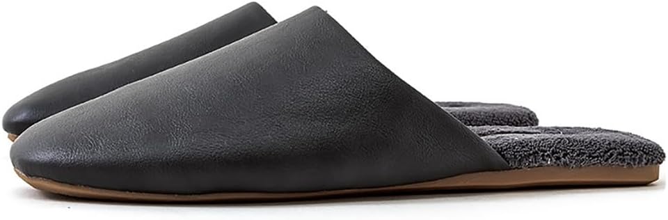 

Домашние тапочки Yafirgeer с подкладкой из флиса для женщин и мужчин, закрытым носком, тихие, элегантные, шлепанцы, серый