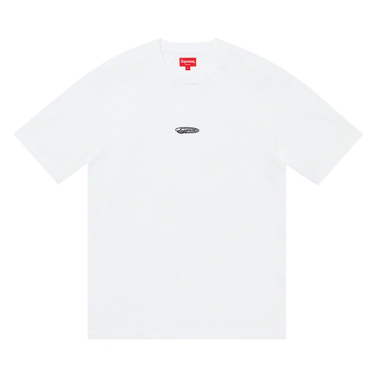 

Топ Supreme Oval Short-Sleeve Top White, белый