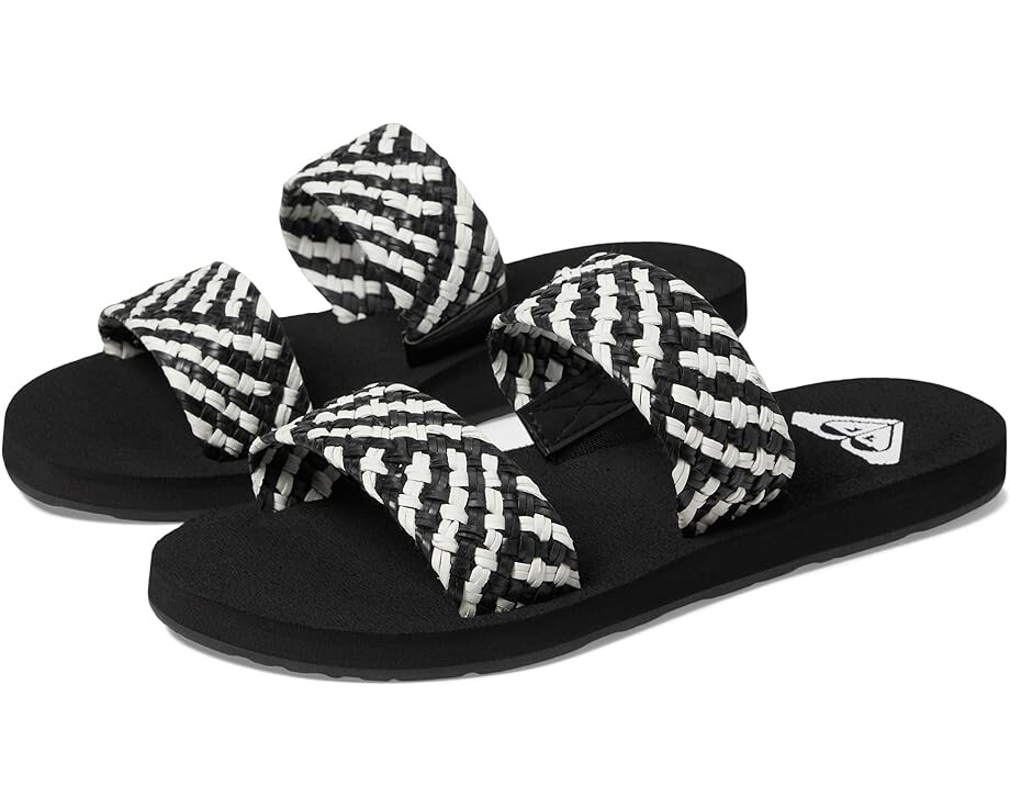 

Сандалии Roxy Porto Slide, цвет Black/White