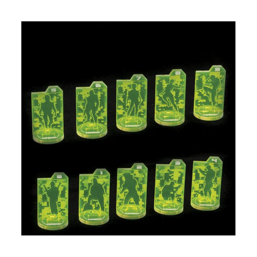 

Камуфляжные маркеры — флюорозеленый 0–9, Infinity - Accessories & Supplies (Battle Kiwi)