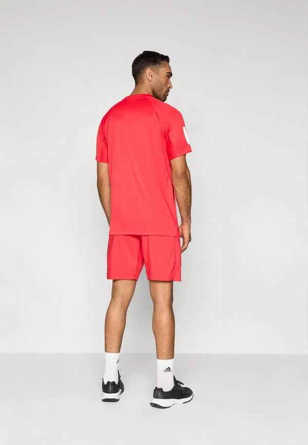 Спортивные шорты club 3 в полоску Adidas Performance, Pure Ruby — фото 3