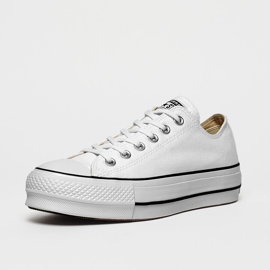 Кроссовки Chuck Taylor All Star Lift OX Converse, цвет white/black/white — фото 2