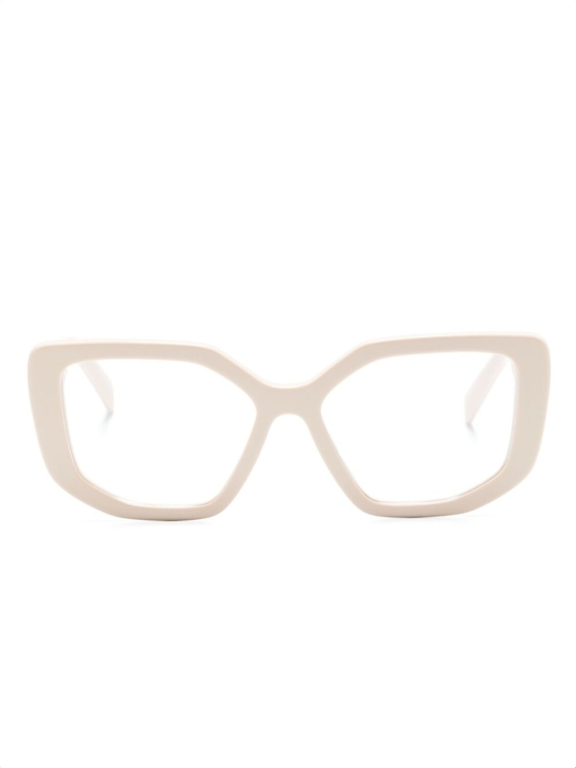 

Prada Eyewear очки в геометричной оправе с логотипом, нейтральный