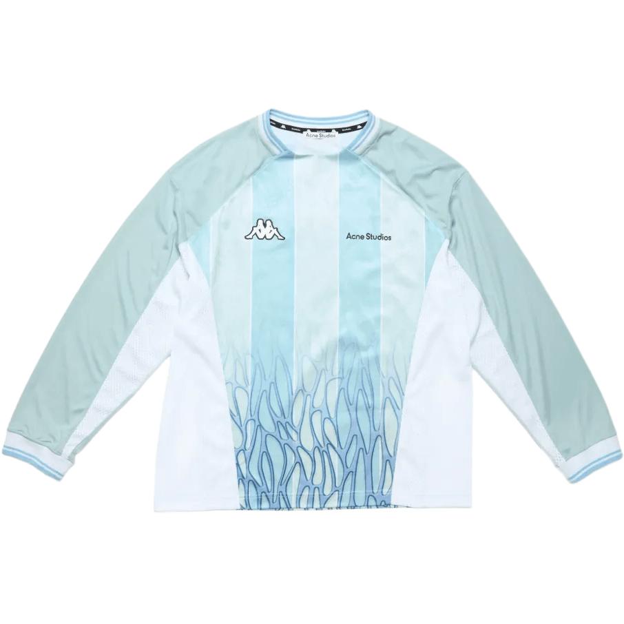 Футболка с длинным рукавом X Kappa Logo Acne Studios, синий
