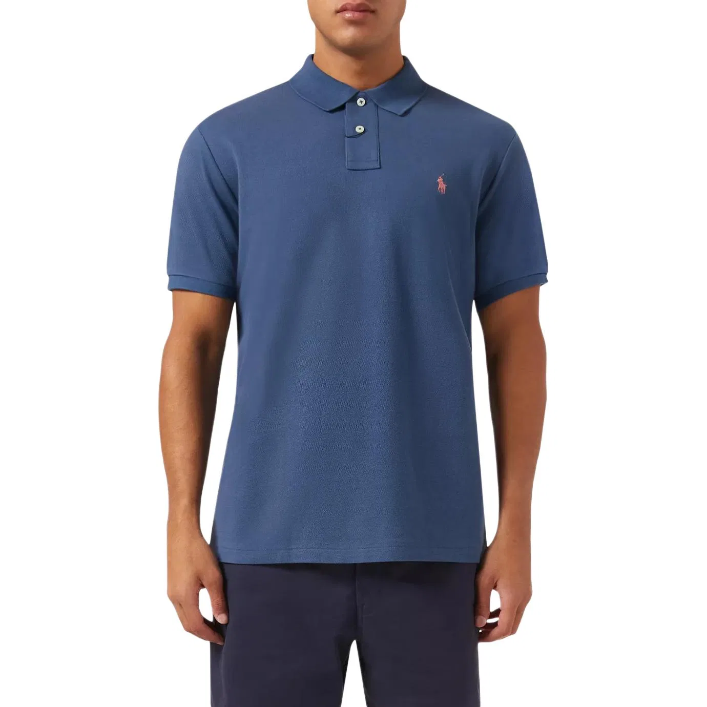 Поло Polo Ralph Lauren мужское морской синий — фото 4