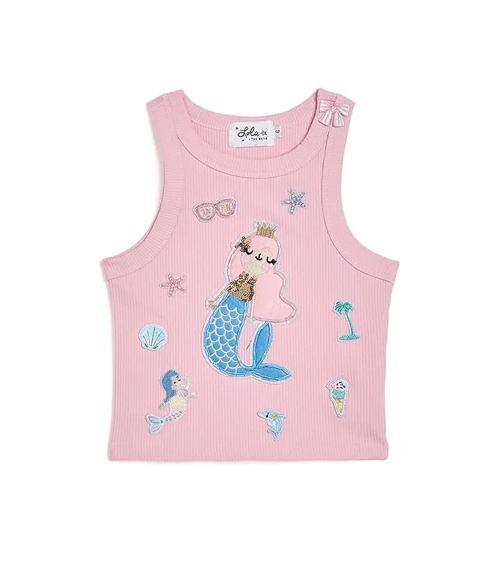Футболка с русалочьим патчем Mermaid Patch Tank Lola and The Boys, Multi