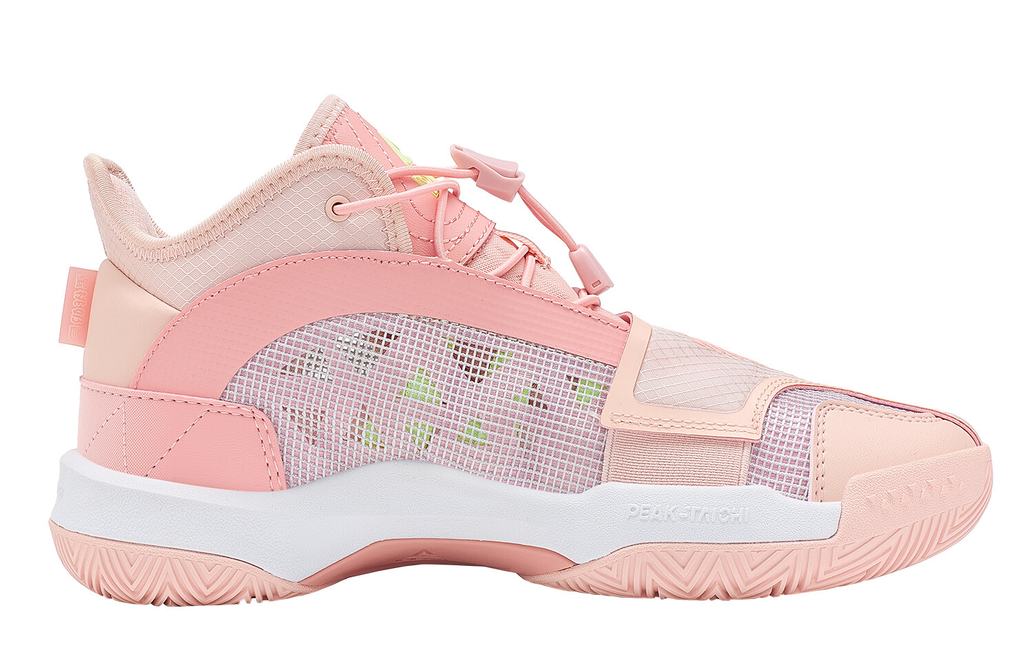 Баскетбольные кроссовки State Extremely Large Triangle 1.0 для детей GS Low-top Cherry Blossom Powder Peak — фото 2