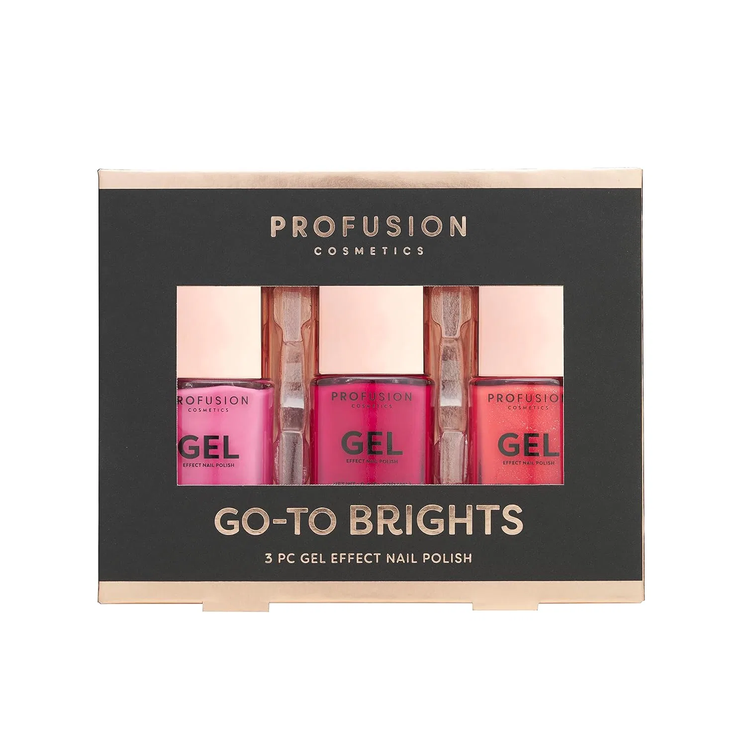 Набор лаков для ногтей с гель-эффектом Go-To Brights от Profusion Cosmetics Profusion Cosmetics — фото 3