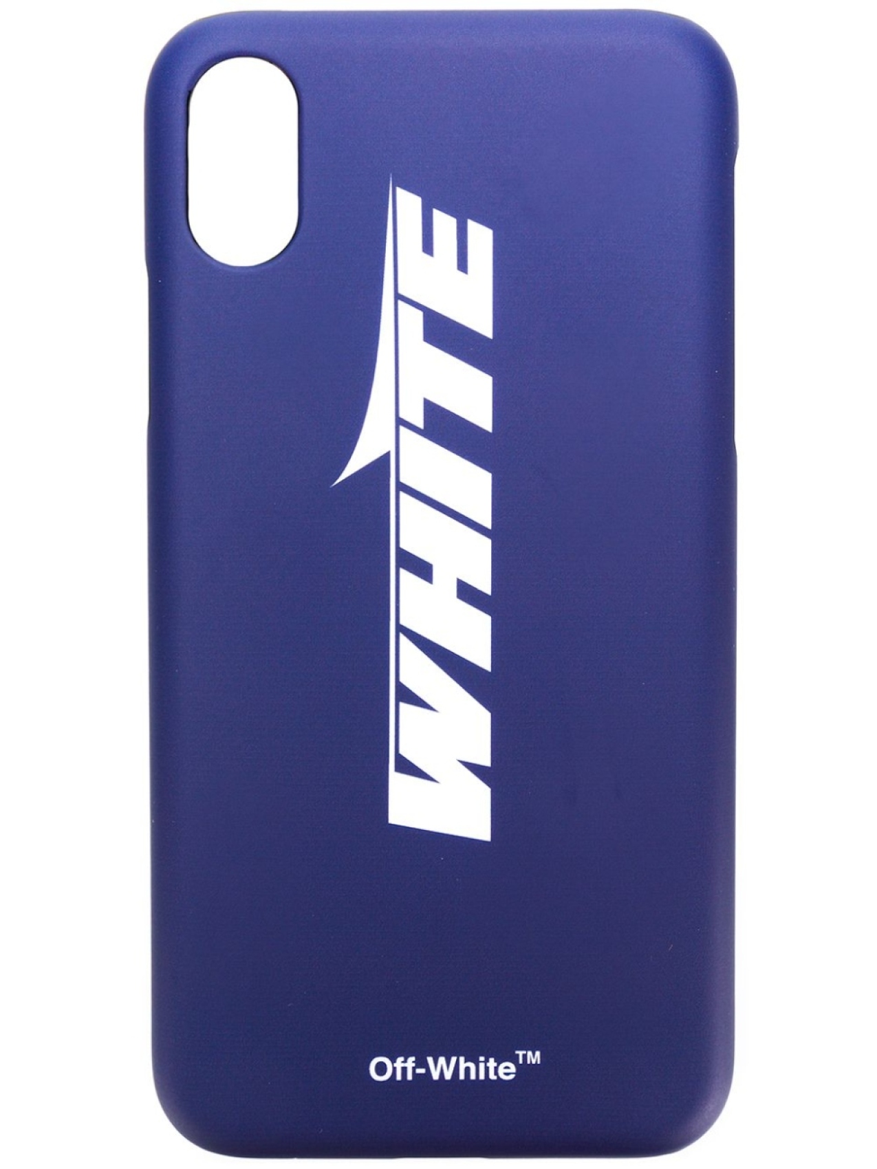 

Off-White чехол для iPhone X с логотипом, синий