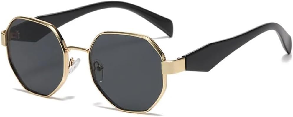 

Солнцезащитные очки с защитой от УФ-излучения UV400 | Металлическая оправа в стиле панк | Линзы конфетных цветов для занятий спортом на открытом воздухе и вождения (черные) PNTRBCK, Black