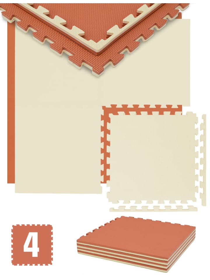 

Eyepower Тренировочные коврики Prometheus, набор из 4 штук, оранжевого цвета