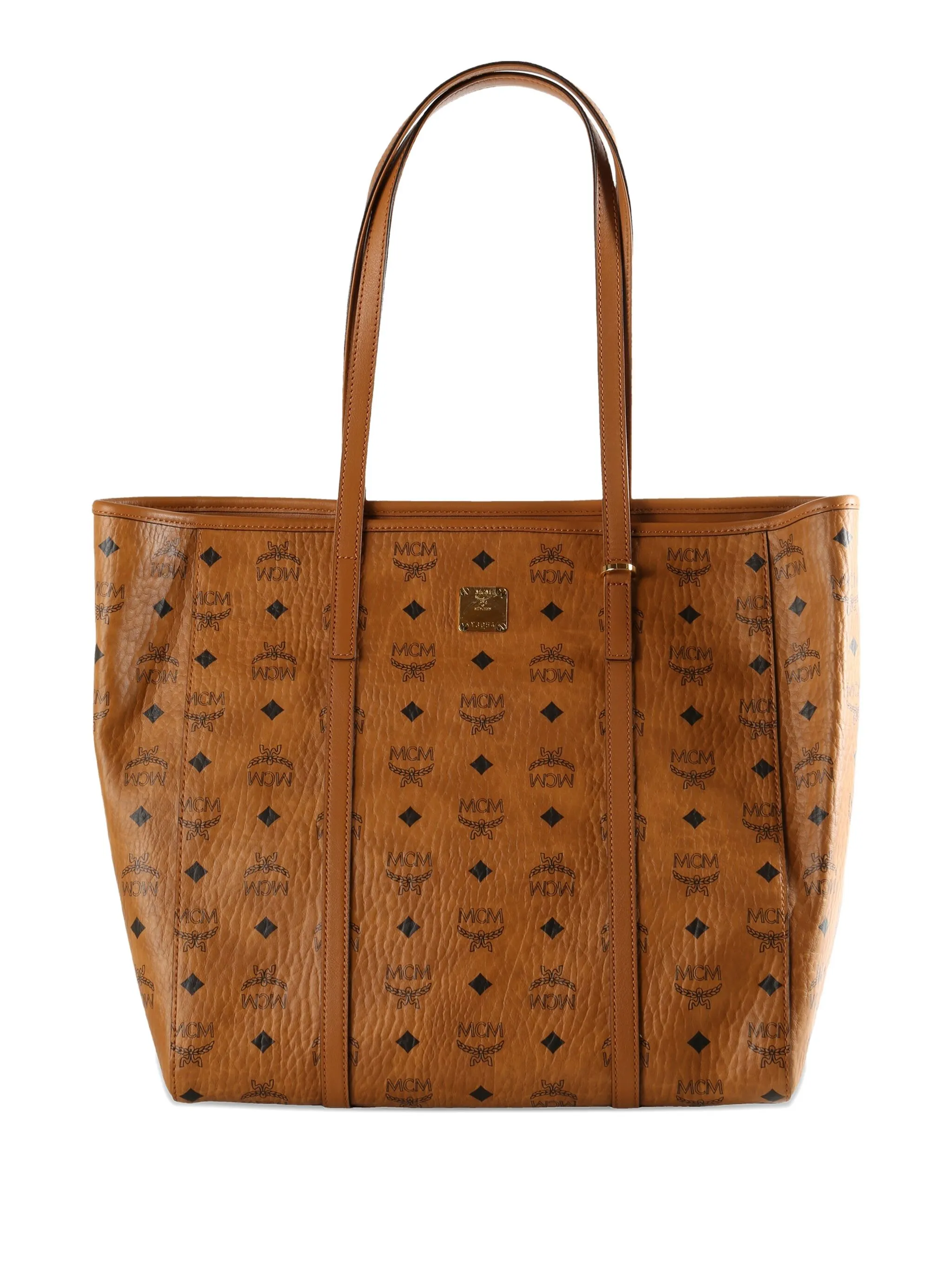 

Сумка-тоут с логотипом Mcm, коричневый