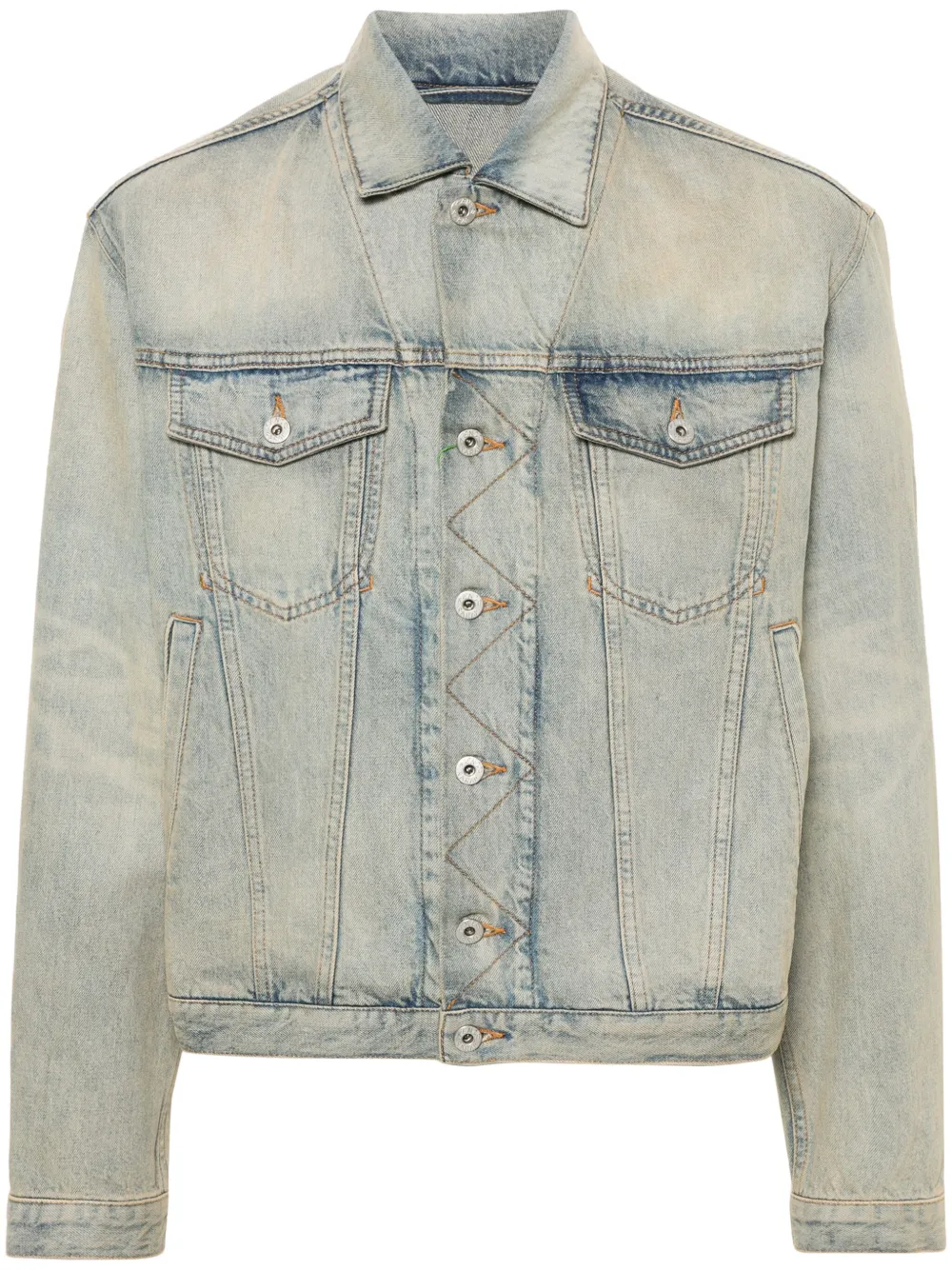 

Джинсовая куртка Drawn Varsity KENZO, синий