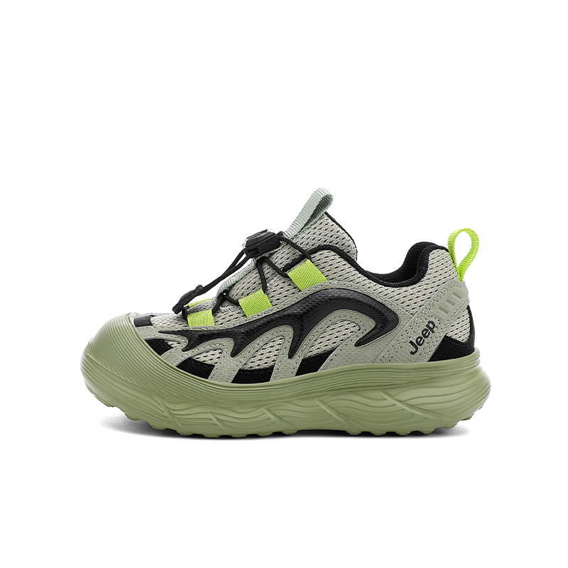 

Износостойкие, нескользящие, низкие повседневные кроссовки для детей Jeep, зеленый