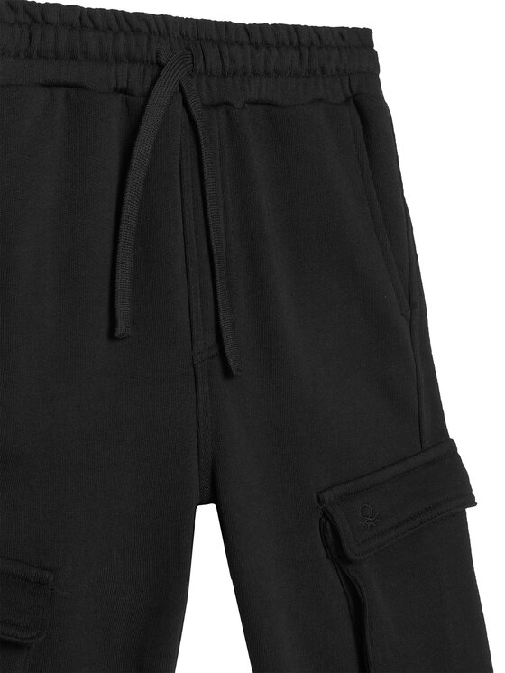 Спортивные брюки regular fit 3J68CF06I United Colors Of Benetton, черный — фото 3