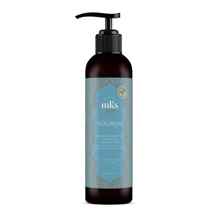 

Mks Eco Nourish Шампунь для тонких волос Легкий бриз, 10 жидких унций, Earthly Body