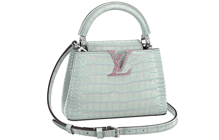 

LOUIS VUITTON Сумка кросс-боди через плечо Kapusin мини женская pink blue