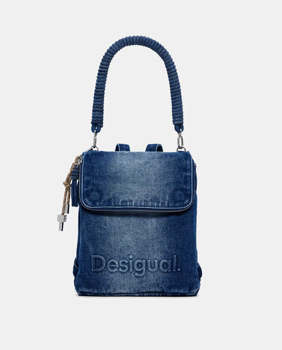 

Мини-рюкзак из денима Desigual, синий