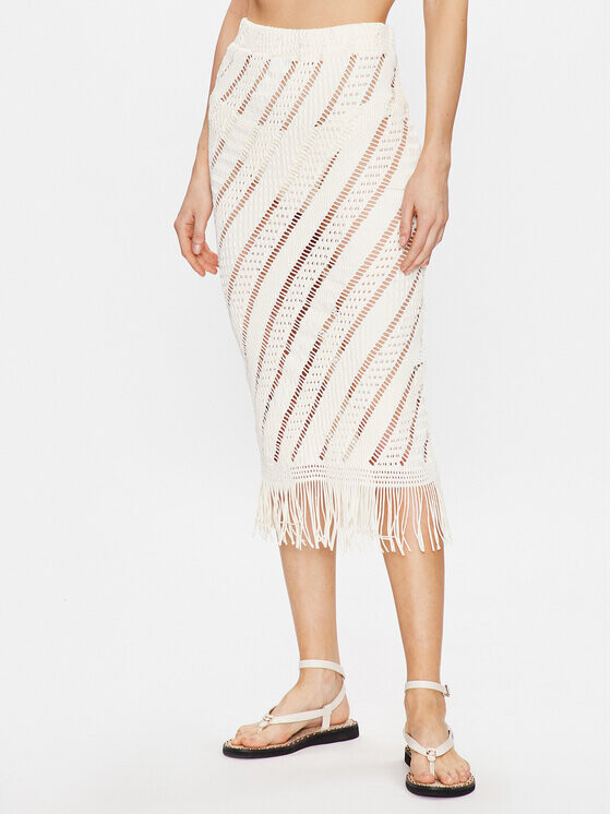 

Юбка миди приталенного кроя Seafolly, экрю