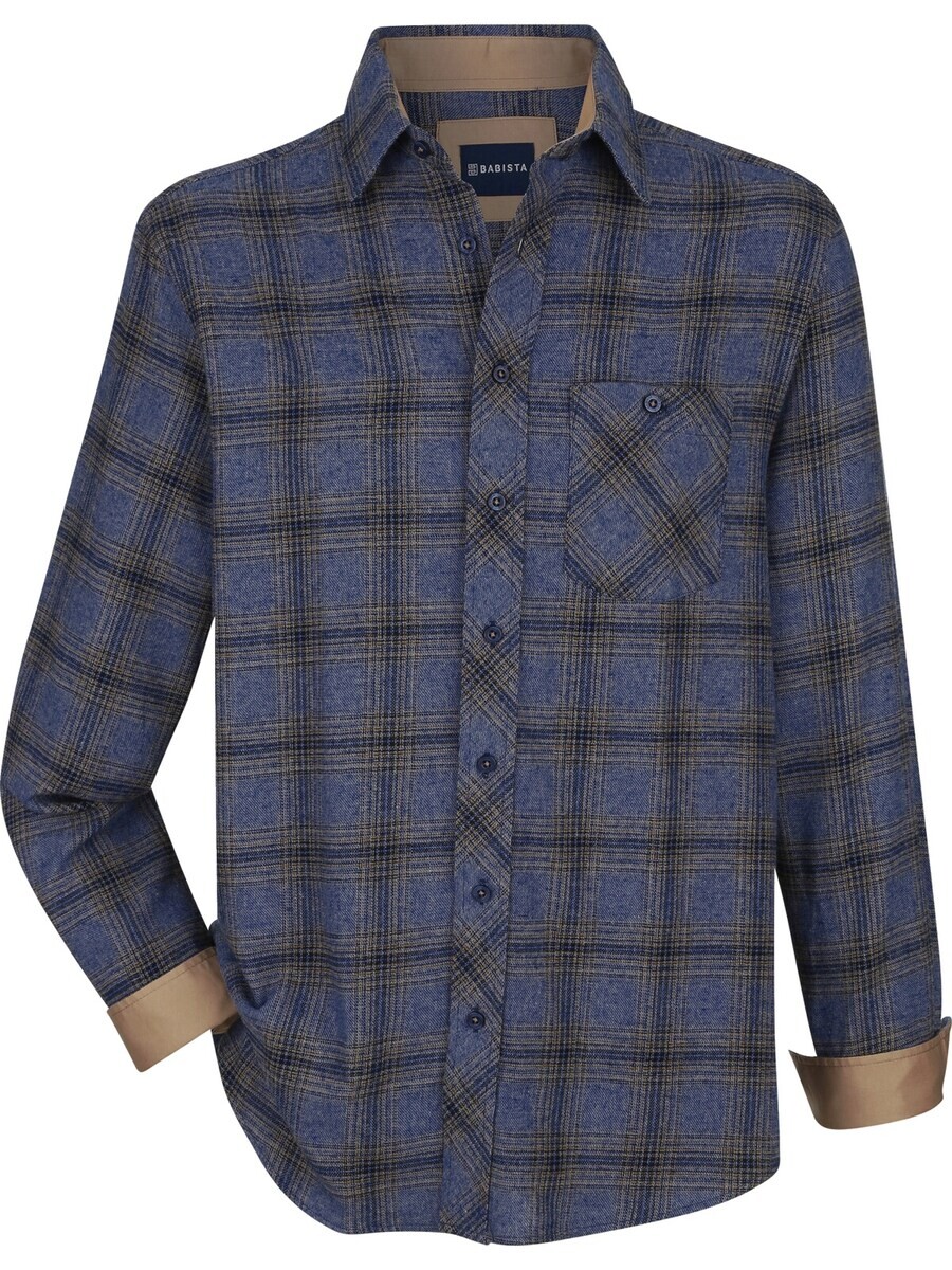 

Рубашка BABISTA Regular fit Button Up Milantara, синий