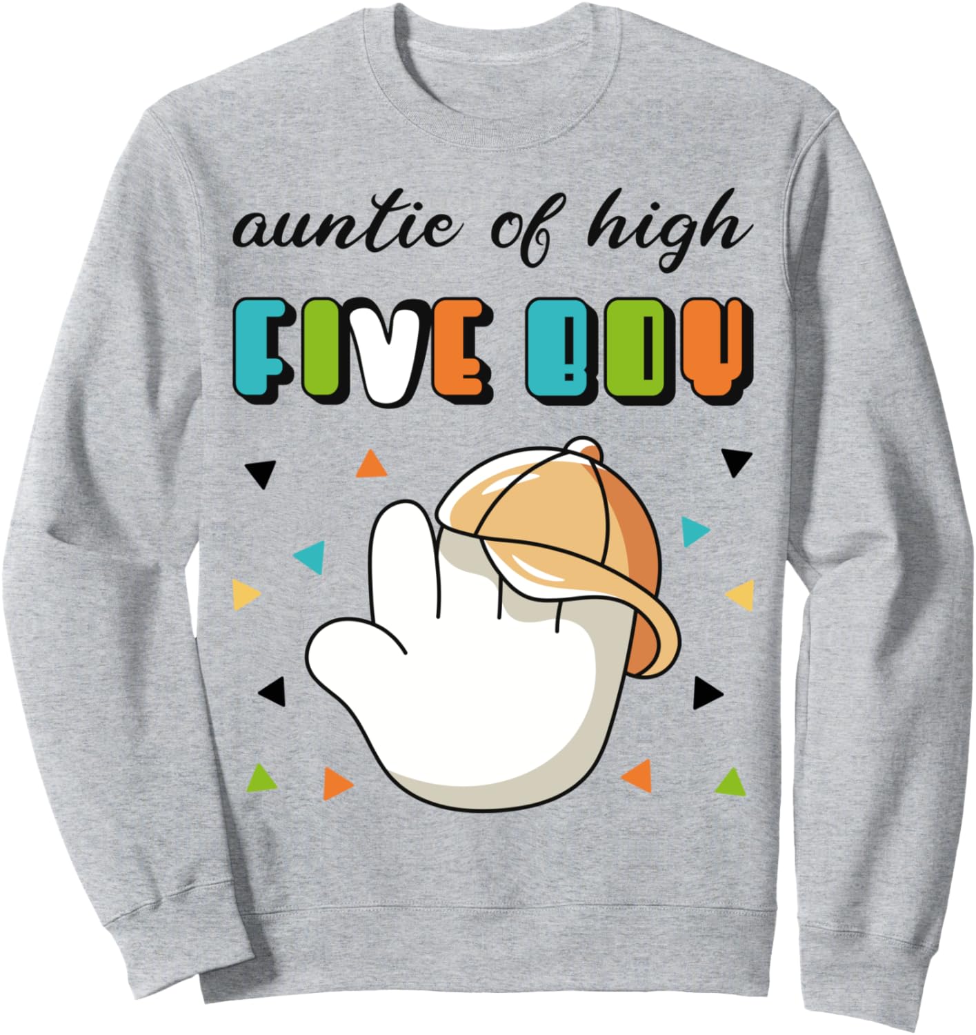 

Тетя мальчика Хай Файв, наряд для вечеринки в честь 5-летия, толстовка Family Look Hi Five Year Old Decorations Gifts, серый