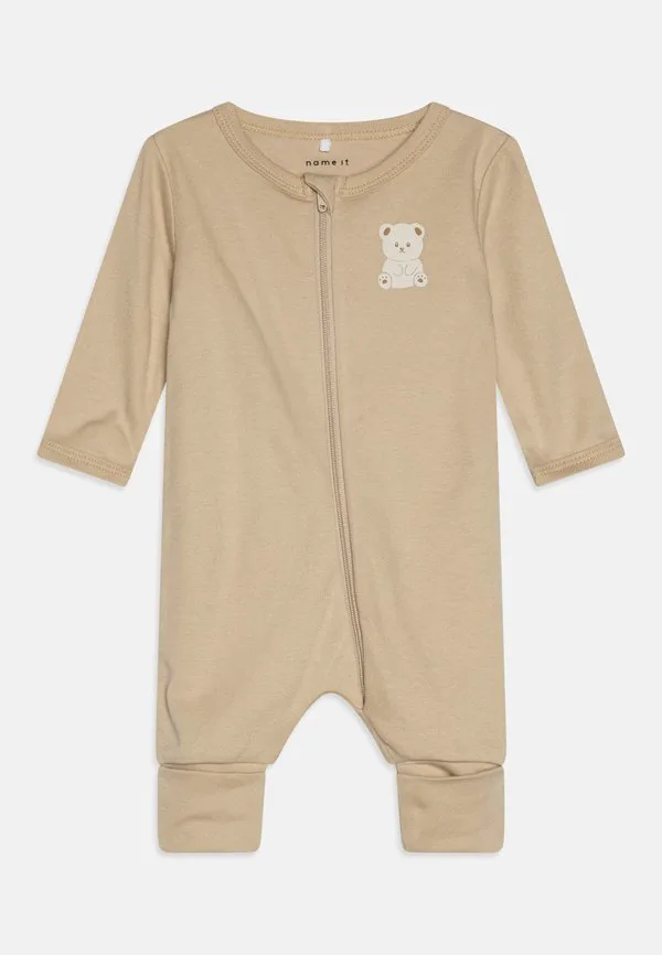Nbnnightsuit zip jet bear унисекс 2 шт. спальный комбинезон Name It, Jet Stream — фото 3