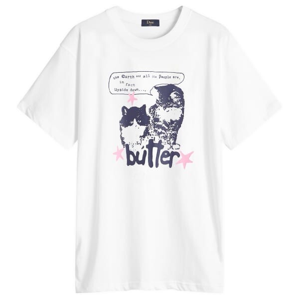 

Перевернутая футболка Butter Goods, белый
