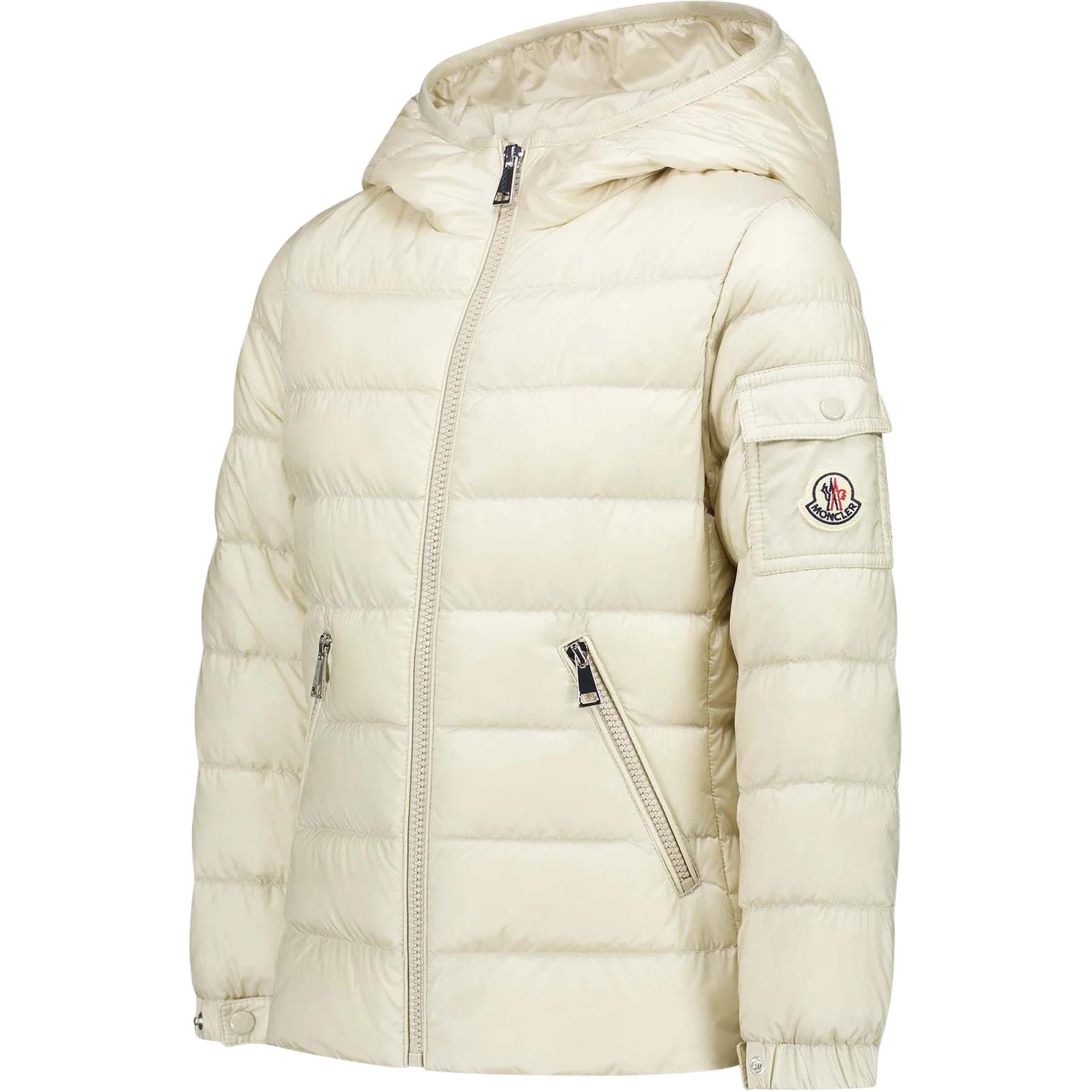 Куртка Grenoble Down SS26 для детей Moncler, экрю — фото 2