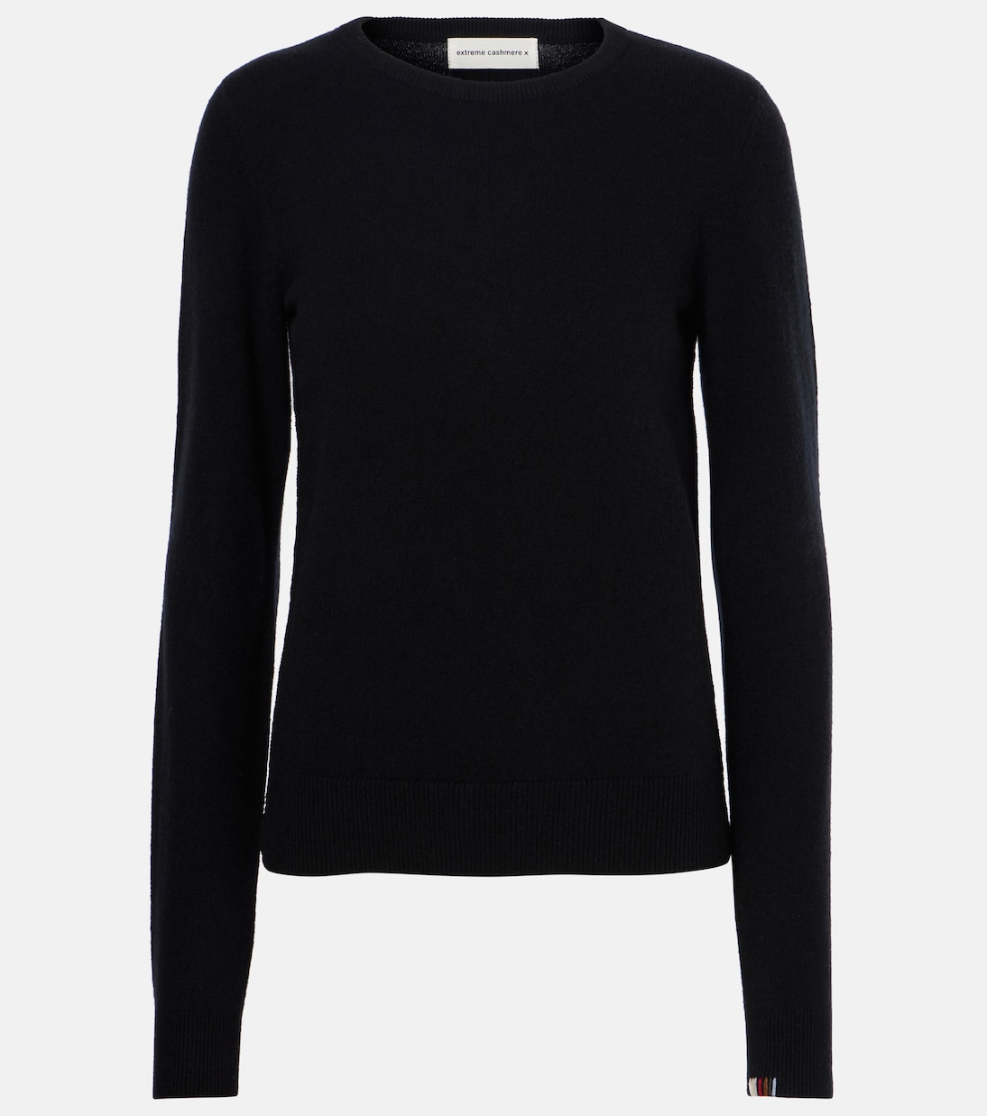 

Свитер из кашемировой смеси с ребристым узором Extreme Cashmere, Raven