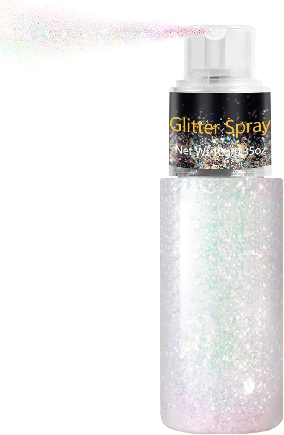 Спрей-блеск для волос и тела Meilury Sparkling Pink, 10 г