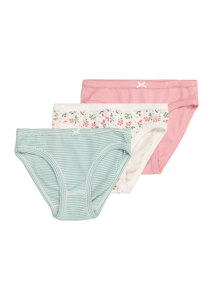 

Трусы PETIT BATEAU, цвет Mint/Rose/White