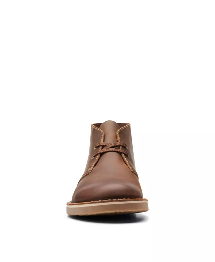 Мужские ботинки Bushacre 3 Clarks, коричневый/бежевый — фото 4